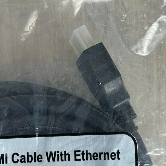 HDMI Cable High Speed With Ethernet Type A Black 10 ft. (Only 1 Piece) - Picture 3 of 5